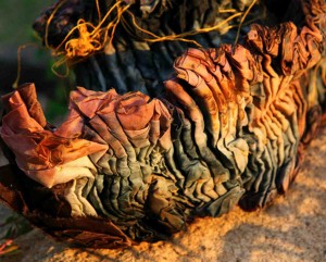 Shibori stitched 