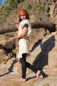 Felted garment- vest or dress versatile flexible size 